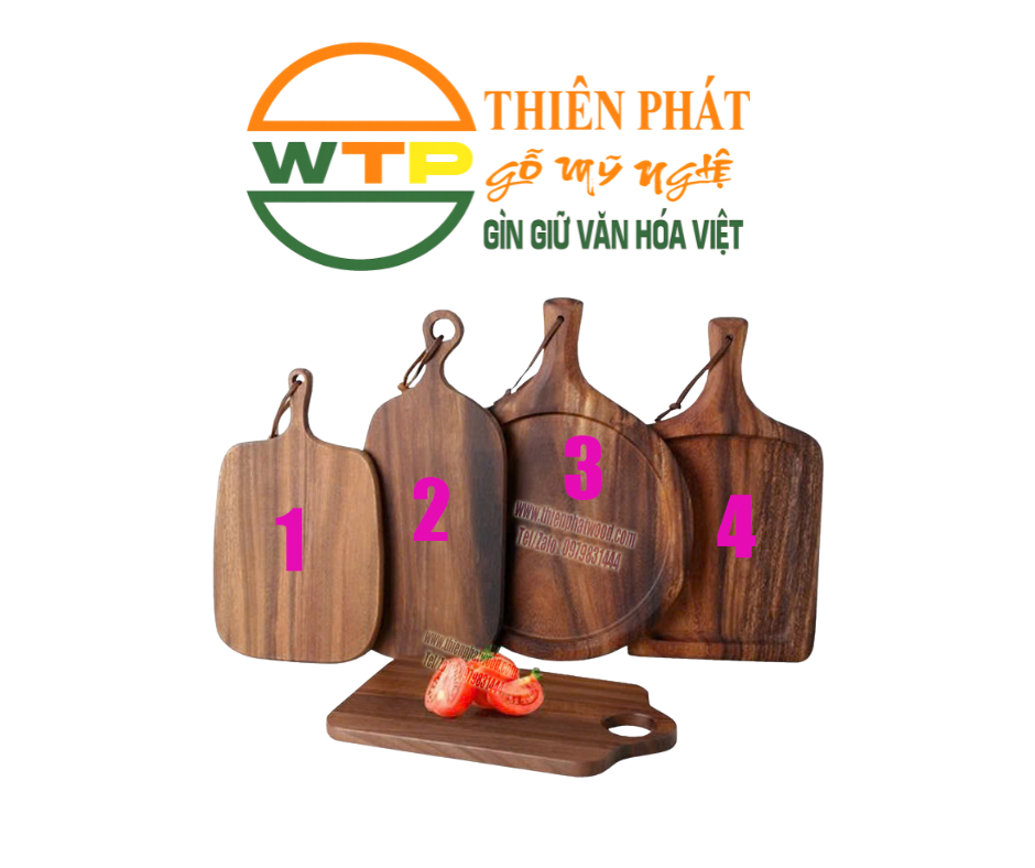 thớt gỗ Thiên Phát có nhiều kích thước khác nhau
